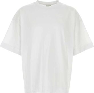 Dries Van Noten Heno Oversize T-Shirt - Heren - T-shirts - Wit - L - Katoen - Tops