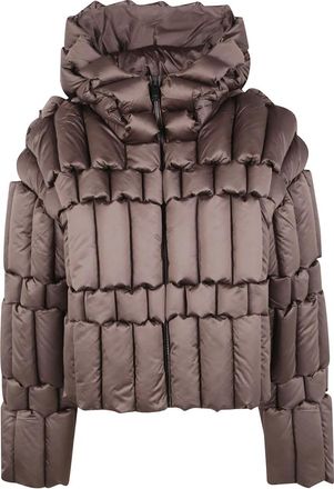 RAXXY Puffer Jacket - Dames - Winterjassen - Bruin - S - Jassen