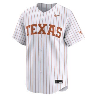 Nike Texas Longhorns Nike Mens College Limited Baseball Jersey in White | UNBB0DV3TXE-0YS