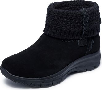 Skechers Womens Easy Going-Cozy Lovin Hands Free Slip-ins Ankle Boot, Black, 2.5 UK