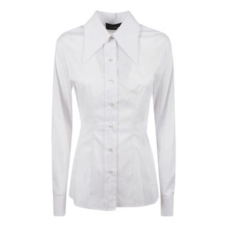John Richmond Camicia a Maniche Lunghe Motiosi - - Blouses & Shirts - Donna - Bianco - S