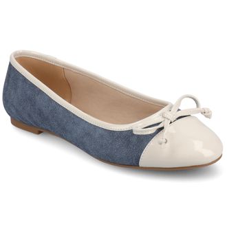 Journee Collection Womens Kaiah Ballet Wide Width Dress Flats