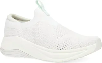 Dansko Womens Pep Shoes In White Knit