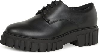 Clarks Page Walk Leather Shoes in Black Size 5.5