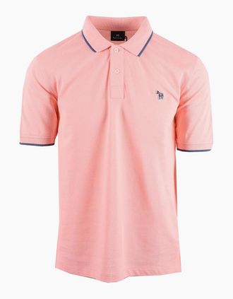 Paul Smith Mens PAUL SMITH REG FIT POLO SHIRT PINK - Size: 38