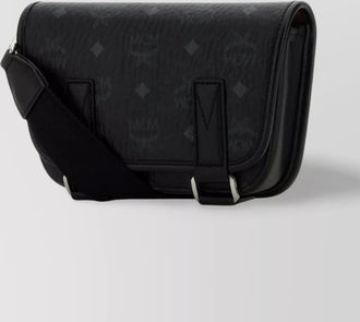 MCM canvas aren crossbody bag with printed pattern