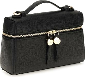 Tory Burch Womens Romy Slim Top Handle Bag Black Calf Leather Bos Taurus Shoulder