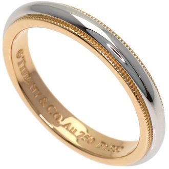 Tiffany & Co. Pink Gold (18K) Platinum 950 Band Ring (Pre-Owned)