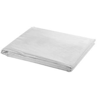 Berkfield Home Backdrop Cotton without Stand White 600x300 cm