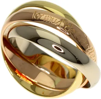 Cartier Trinity Yellow Gold (18K) Pink Gold (18K) White Gold (18K) Band Ring (Pre-Owned)