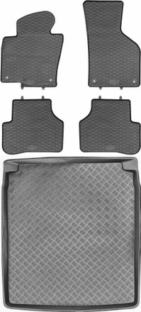 OEM Juego De Alfombrillas De Goma Para Coche Y Alfombrilla Para Maletero Para Volkswagen Passat B6 Sed&aacute;n (2005-2010)