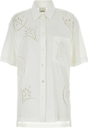 Isabel Marant Isabel Marant White Modal Blend Bilya Shirt