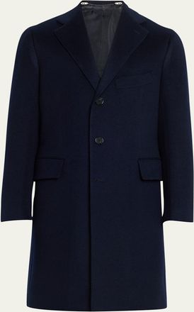 Cesare Attolini Mens Classic Topcoat