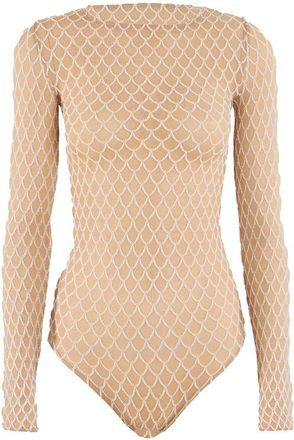Wolford Velvet Net Illusion Str. Body