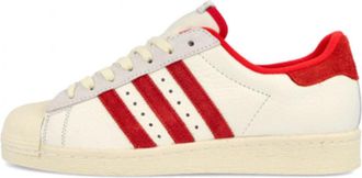 adidas Originals Superstar 80s Deluxe White Red B35982