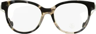 Moncler ML5056 Pantos Acetate Eyeglasses - Rose gold