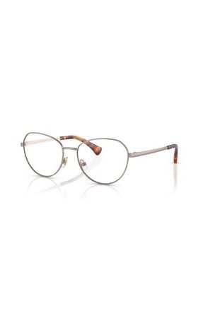 Ralph Lauren 54mm Irregular optical glasses in Gold at Nordstrom