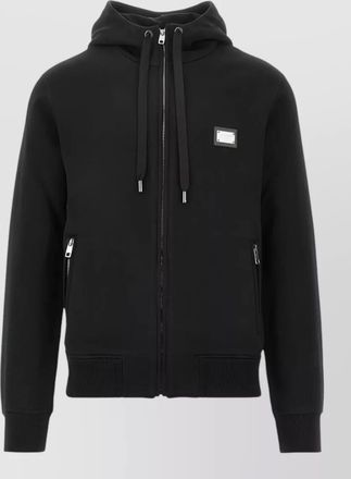 Dolce & Gabbana hooded sweatshirt drawstring hood zip pockets