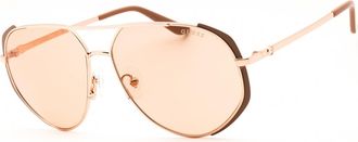 Guess GU00219 58E Matte Beige/Rose Gold/Brown
