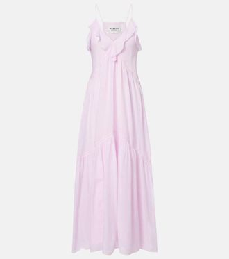 Isabel Marant Vasma ruffled cotton-blend maxi dress