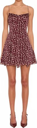 Amanda Uprichard Womens The Katarina Dress In Amaretto
