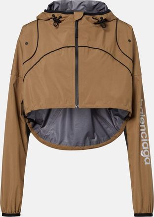 Balenciaga Cropped taffeta jacket