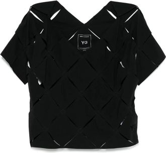 Yohji Yamamoto Dames, Tops, Zwart, Maat: XS