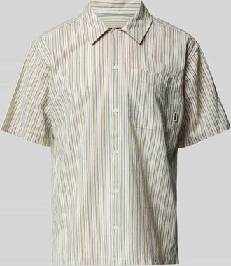 Woodbird Regular Fit Freizeithemd mit Brusttasche in Sand, Gr&ouml;&szlig;e XL