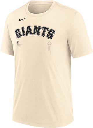 Nike San Francisco Giants Wordmark Nike Mens MLB T-Shirt in Brown | NJFD15AGIA-F4H