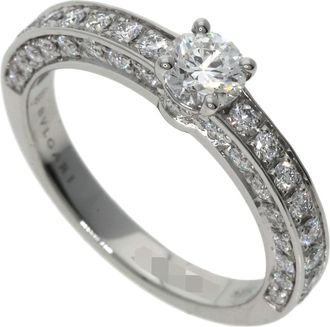 Bulgari Platinum Platinum 950 Band Ring (Pre-Owned)