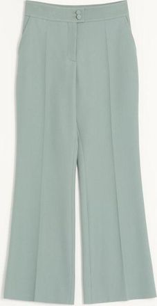 Valentino Pantaloni In Light Diagonal Wool Donna SALVIA 36