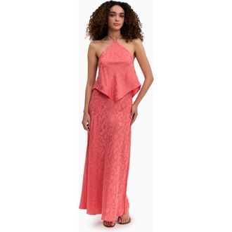 Rebecca Taylor Emery Jacquard Skirt in Coral Blush at Nordstrom, Size X-Small