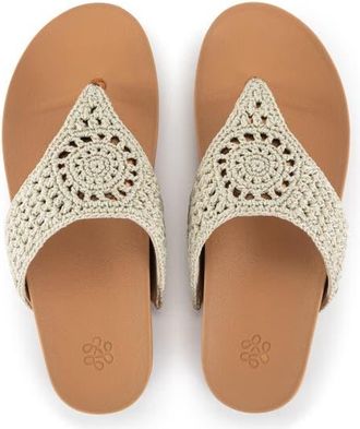 The Sak Everly Sandal in Natural Medallion at Nordstrom, Size 10