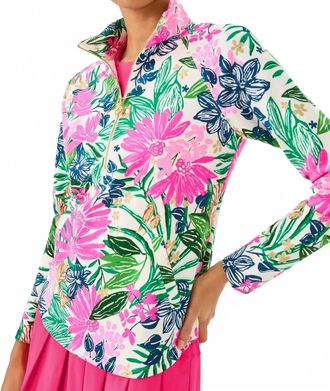 Lilly Pulitzer Upf 50+ Skipper Popover Top In Multi Endless Summers