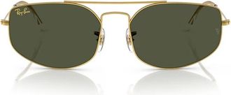 Ray-Ban EXPLORER 5 Green Navigator Unisex Sunglasses RB3845 919631 60