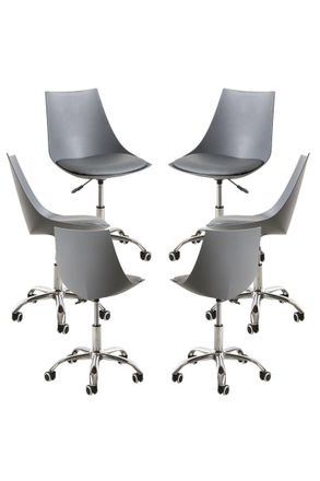 Regalos Miguel Packs Sillas - Pack 6 Sillas Blok Office - Gris Oscuro