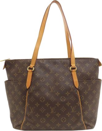 Louis Vuitton Brown Monogram Canvas Tote Bag (Pre-Owned)