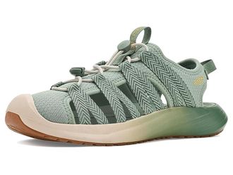 Keen Whisper Lite Sandals Womens Shoes Lily Pad/Cream Gold : 7.5 B - Medium, Synthetic