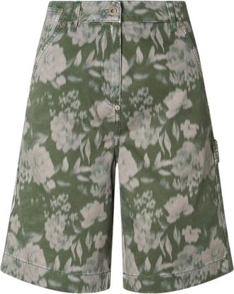 Halfboy Worker Shorts - Heren - Korte Broeken - Groen - M - Katoen - Korte Broeken
