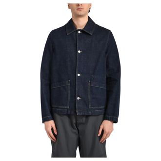 Mauro Grifoni Denim Jackets, male, Blue, Size: S Denim Jacket