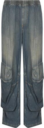 Diesel Straight Jeans - Heren - Regular Fit Jeans - Blauw - W32 - Katoen - Jeans