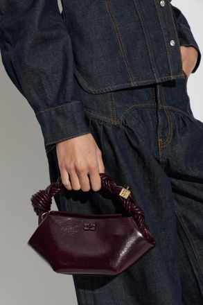 Ganni Eco Leather Bag, Womens, Burgundy