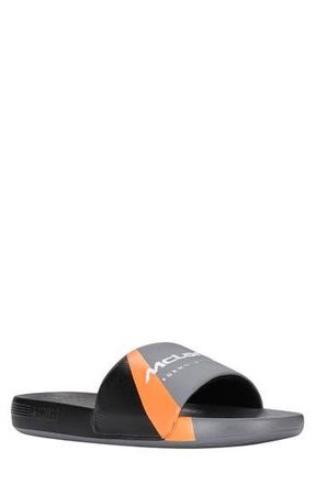 K-Swiss x McLaren Slide Sandal in Anthracite/Black/Papaya at Nordstrom Rack, Size 8
