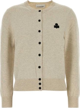 Isabel Marant Cardigans, female, Beige, Size: 2XS Mona Cardigan