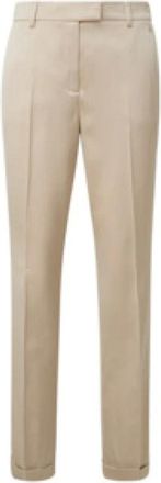 Comma Dames, Broeken, Beige, Maat: L