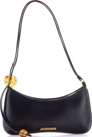 Jacquemus Le Bisou Perle Shoulder Bag Leather