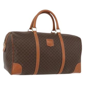 Celine Pre-owned Weekend Bags, female, Brown, Size: ONE SIZE Pre-owned Vintage Boston Bag