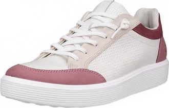Ecco Womens Soft 60 Sneaker In Multicolor Red