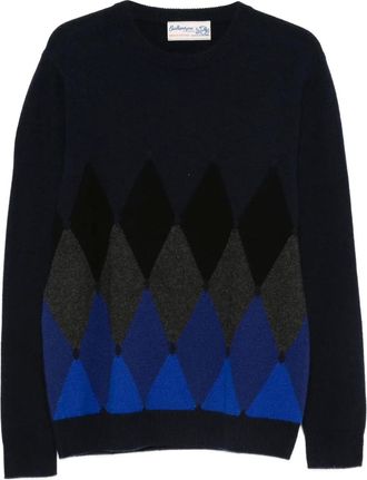 Ballantyne Kasjmier trui - Blauw