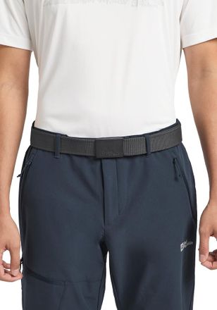 Jack Wolfskin Synthetikg&uuml;rtel JACK WOLFSKIN HIDDEN BELT, Damen, Gr. 95, grau (schwarzgrau), Materialmix, G&uuml;rtel Synthetikg&uuml;rtel